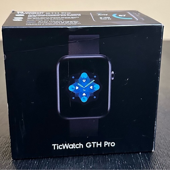 TicWatch GTH Pro Smartwatch, Heart Health Dual Sensor GPS Black New In Open Box - Picture 5 of 13